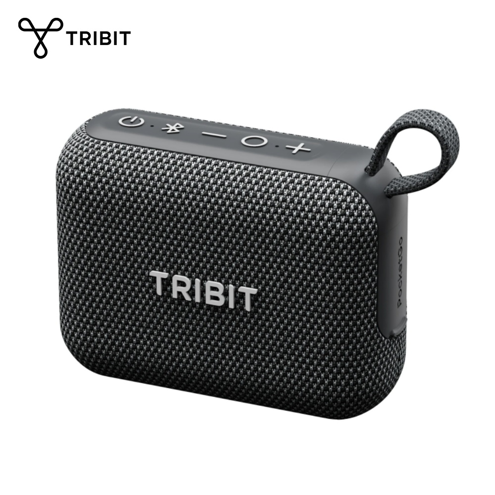 Tribit PocketGo ポータブル Bluetooth スピーカー IP68 防水 BT6.0 内蔵マイク TWS APP EQ 屋外プールパーティーキャンプ旅行用