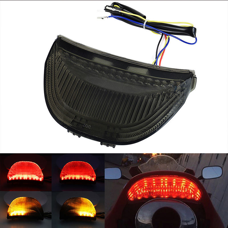1pc ホンダ CBR600RR F5 2003 2004 2005 2006 CBR1000RR 2004-2007 リアテールライトブレーキターンシグナル統合 LED ライト