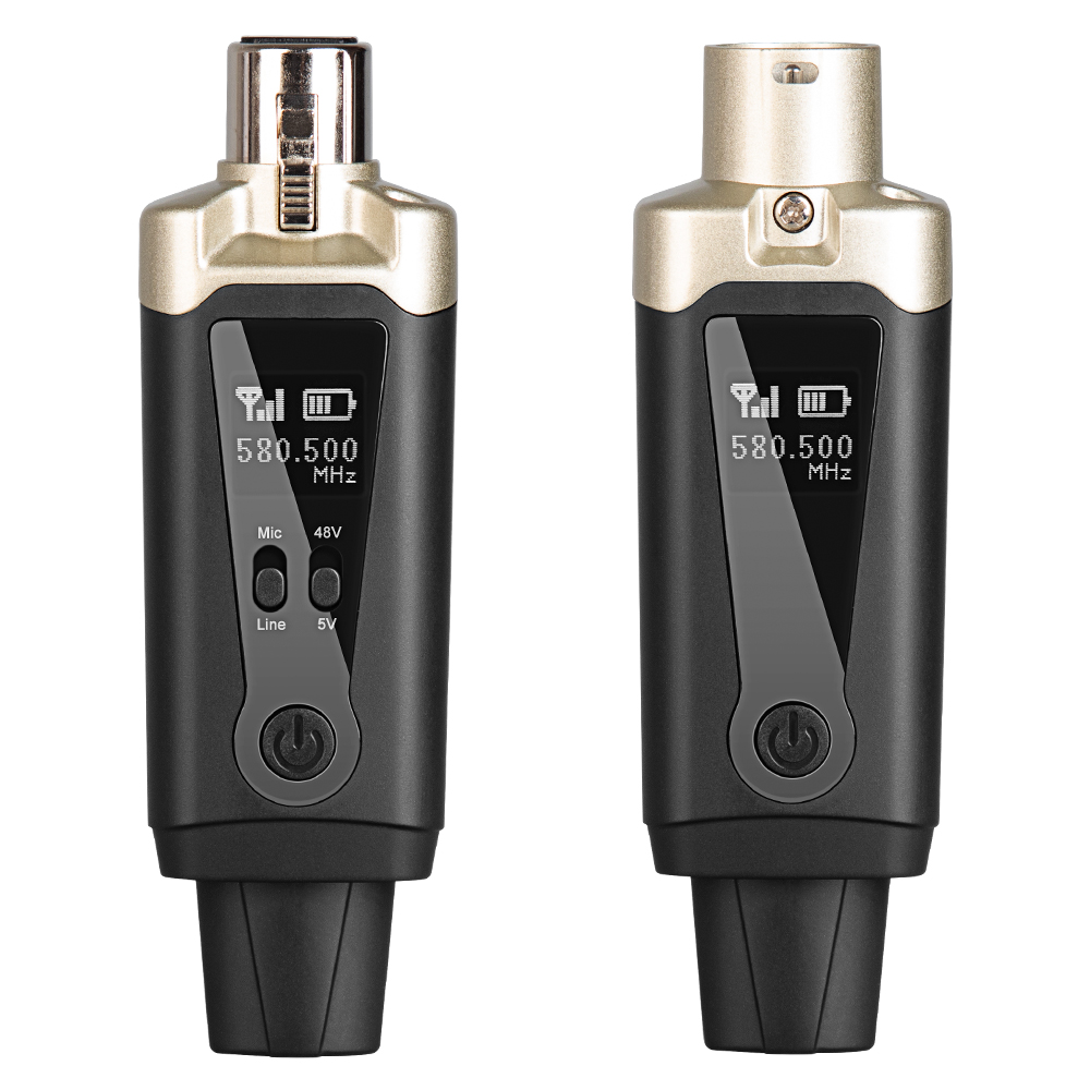 ワイヤレスマイクシステム UHF ワイヤレス XLR 送信機および受信機、ダイナミックマイク、オーディオミキサー、PA システム用