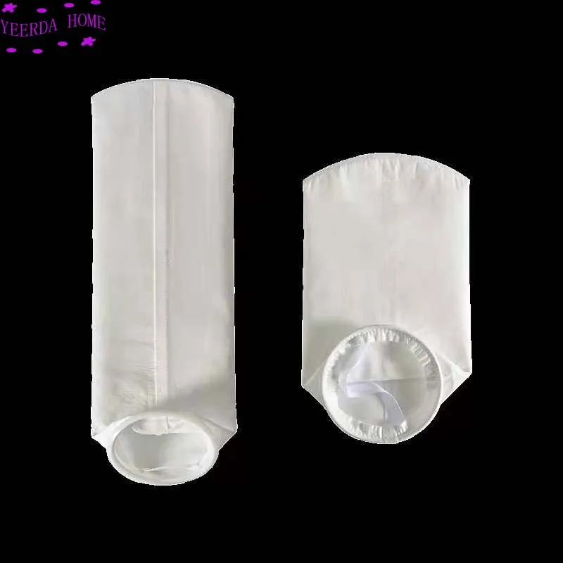 180 × 430 ミリメートル PP/ステンレスリング環境保護工業用フィルター靴下ポケットバッグ 0.2/0.5/5/10/25/50/75/100/200/300 ミクロン