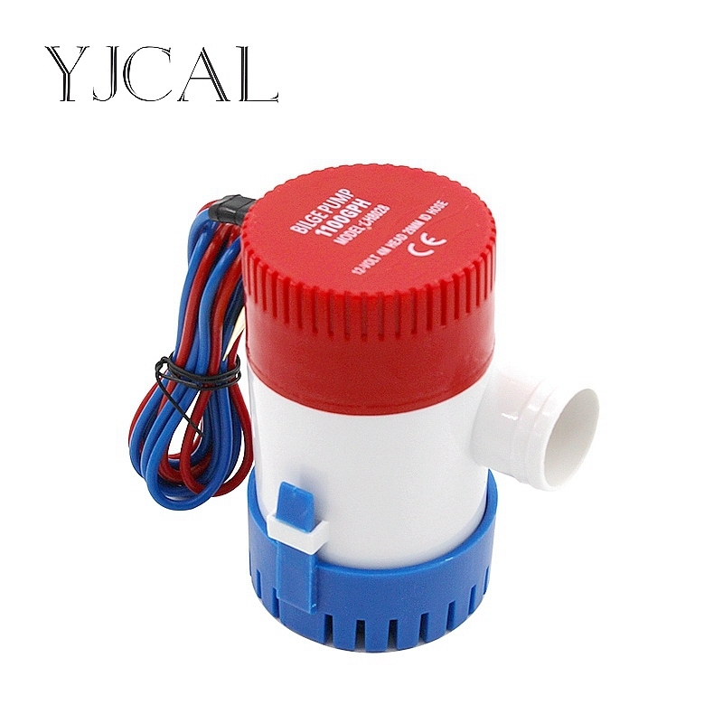 水中電動ウォーターポンプ 350 500 750 1100GPH DC 12V 24V ビルジポンプ水上飛行機民間船ハウスボートボート用
