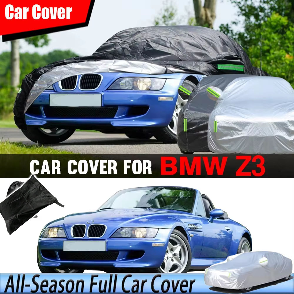 防水フル車のカバー BMW Z3 1996-2025 抗 UV サンシェード雨雪防塵防風保護オートカバー