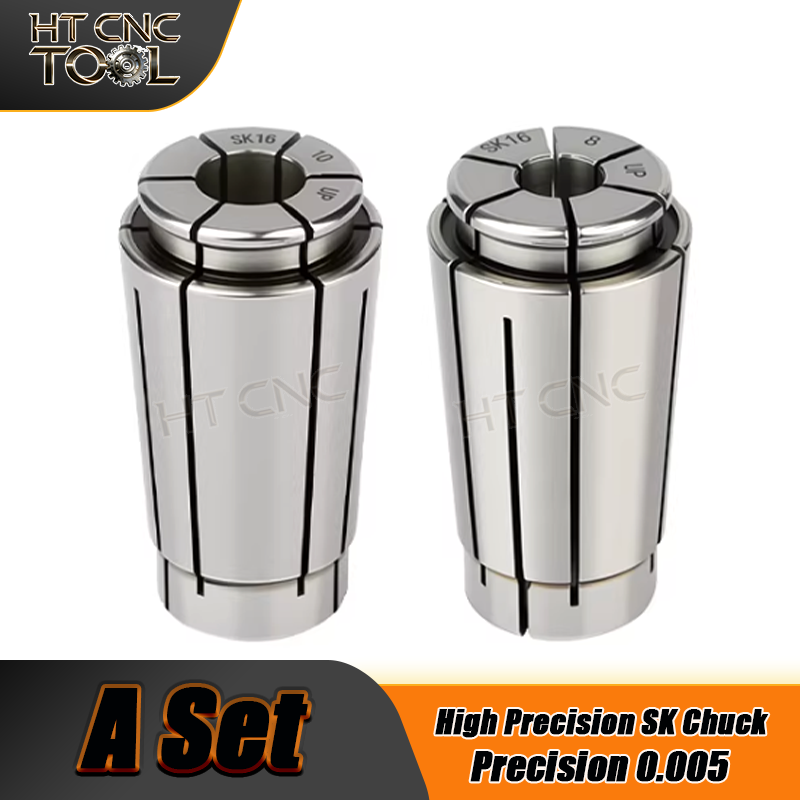 高精度 0.005 ツールホルダーコレット SK チャック SK6 SK10 SK16 CNC コレットチャック掘削スプリングマシンセンターチャック