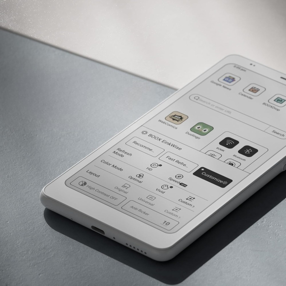 Palma 2 Pro E Ink 電子ブック リーダー 8GB 128GB 150 PPI カラー ディスプレイ ホワイト モバイル