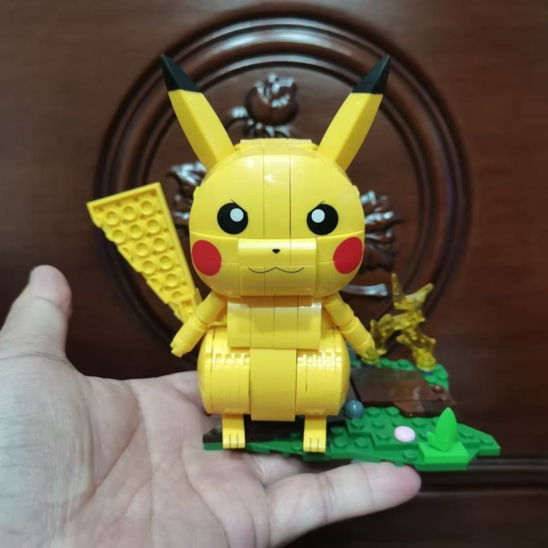 ポケモンアニメ漫画 Psyduck フシギダネヒトカゲ子供の組み立てブロックおもちゃ 3D モデルの装飾品子供の誕生日プレゼント
