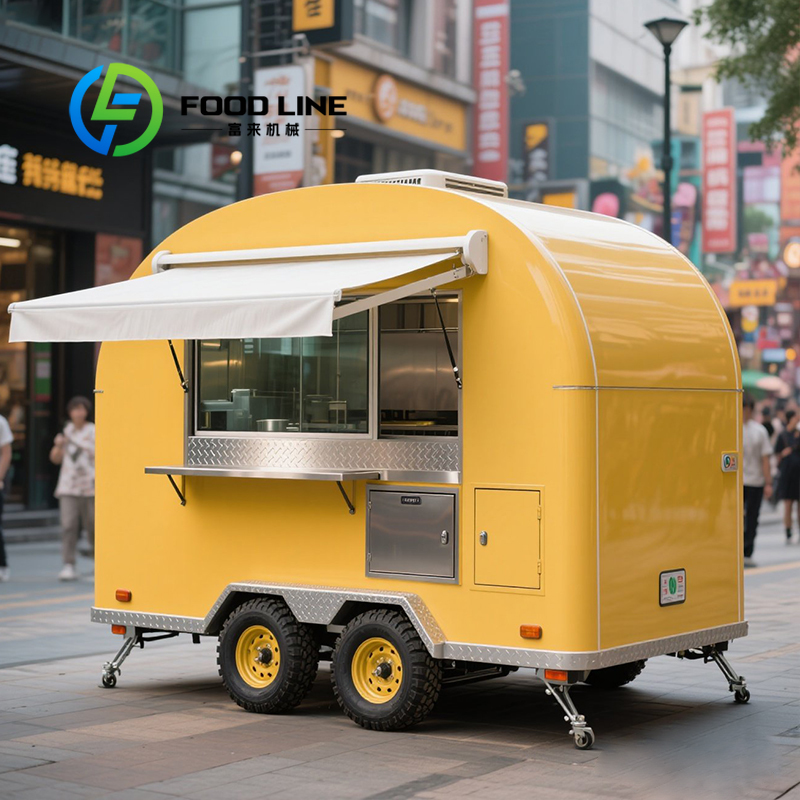 カスタムメイドホット販売モバイルビールバーカートコーヒー食品トレーラーカートグリル食品トラックトレーラー販売のためのスナック食品