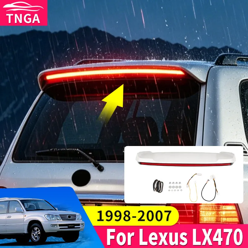 レクサス LX470 LX 470 1998-2007 リアトランクスポイラーアップグレード車両外観車外装チューニング修正アクセサリー