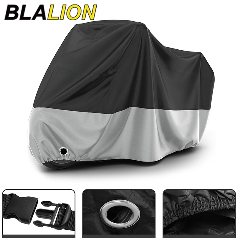 BLALION オートバイカバー防水オールシーズン防塵 UV 保護 210D オックスフォード布耐摩耗性生地バイクカバー