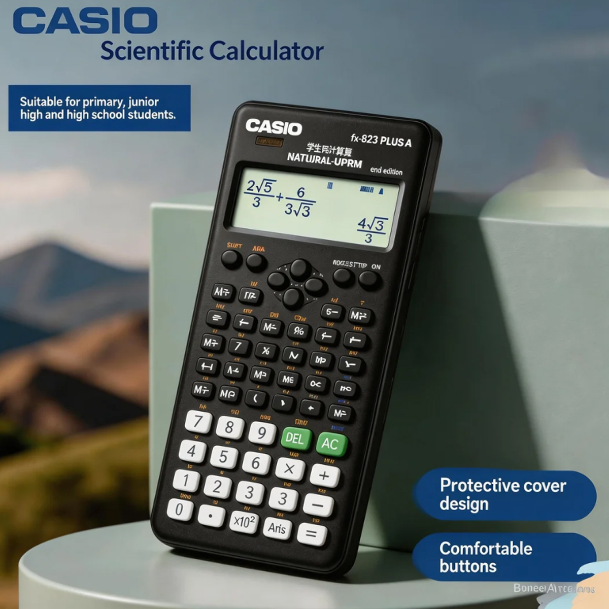 CASIO 純正 関数電卓 大学生・大学院受験用 高校物理コンクール用 FX-82ES PLUS