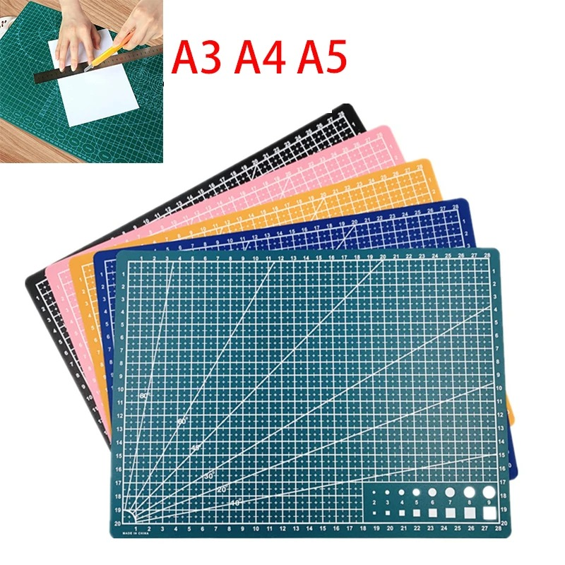 A3 A4 A5 PVC カッティングマットワークベンチパッチワークカットパッド縫製マニュアル DIY ナイフ彫刻革まな板サイド下敷き