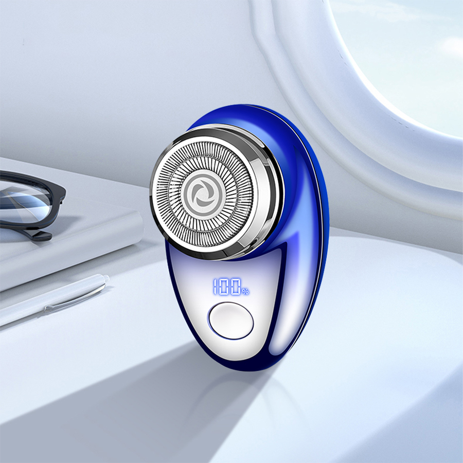 メンズ電気シェーバー、ミニシェービングポータブル電気シェーバー、ポケットポータブルアウトドアインテリジェントシェーバー