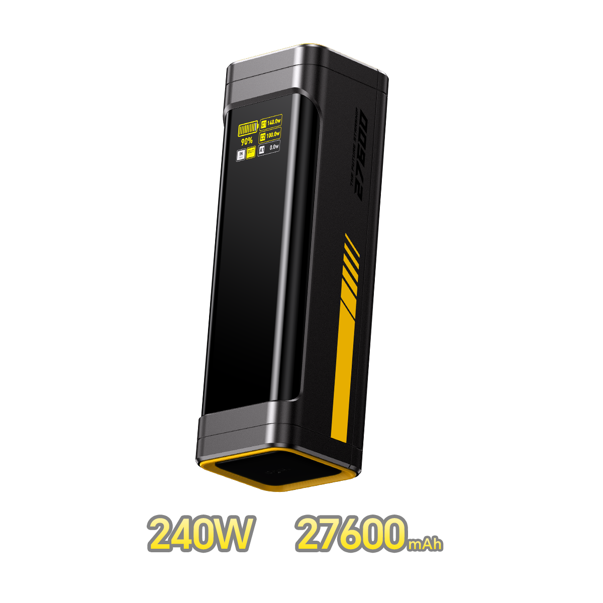 Aohi The Future Starship 240W 27,600mAh LED ディスプレイ パワーバンク 3FT C-C ケーブル付き