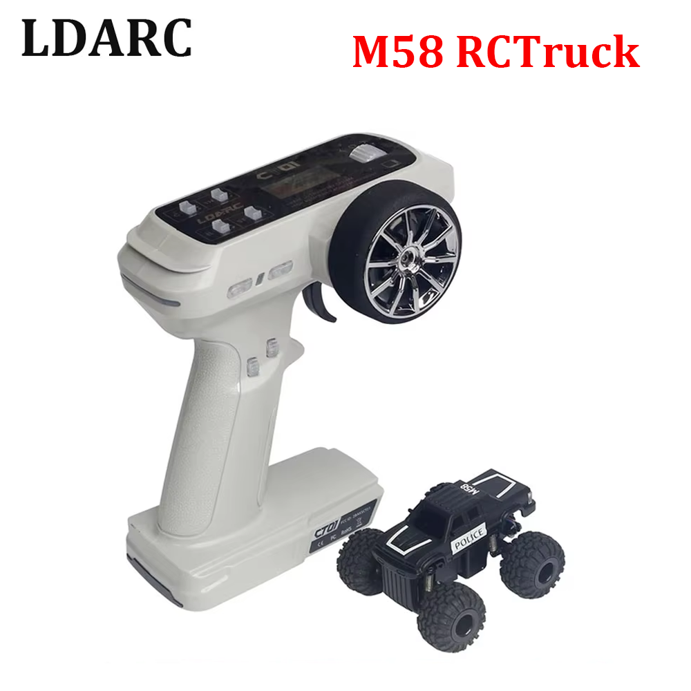 LDARC M58 RC トラック RTR 2.4GHz 1/58 ミニミルコ RC 電動リモートコントロールモデルカー大人子供の卓上のおもちゃ