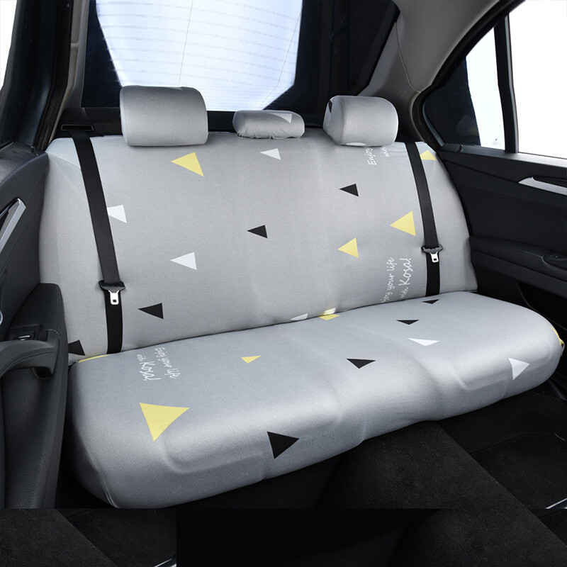 ポリエステル車の後部座席カバー弾性リアベンチプロテクター肌に優しい後部椅子マットパッド自動車内装装飾ユニバーサル