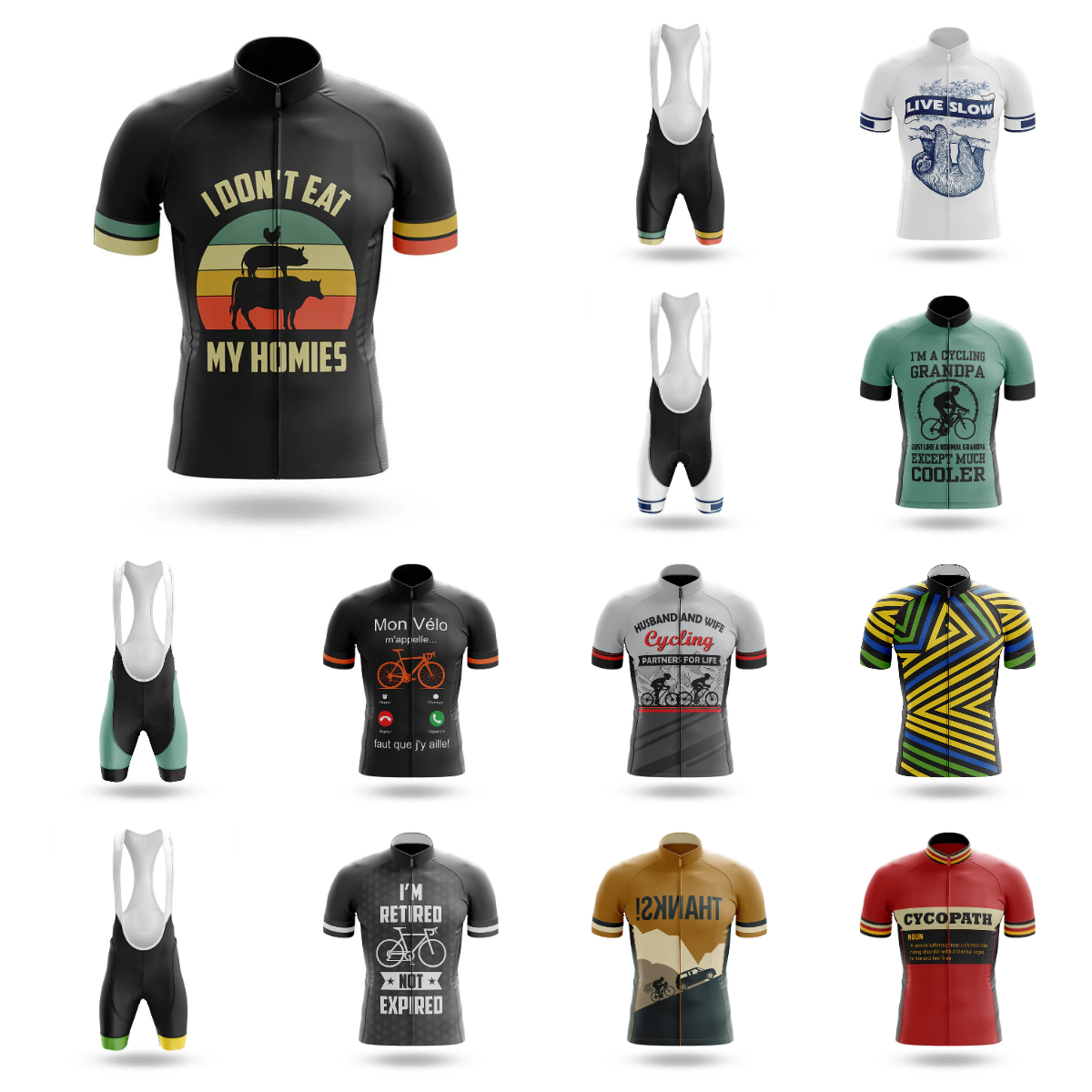 夫と妻サイクリングジャージ服 Mtb 男性衣料品専門のシャツショーツ男性ジャンパー夏バイクジャージよだれかけ