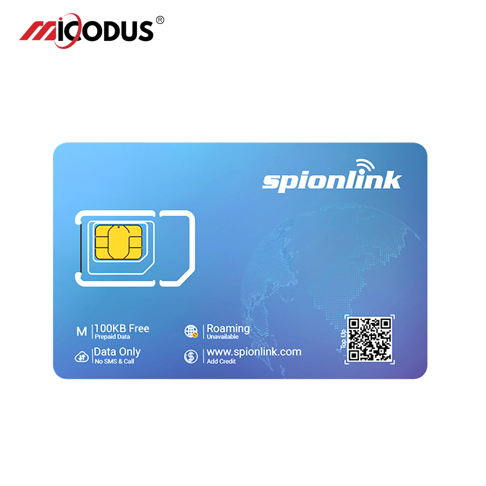 ML935 を除く、mv710/mv720/mv730/mv740/mv33/ml500/mv790/mv55g のような Micodus のすべての GPS トラッカー用の Spionlink SIM カードのみ