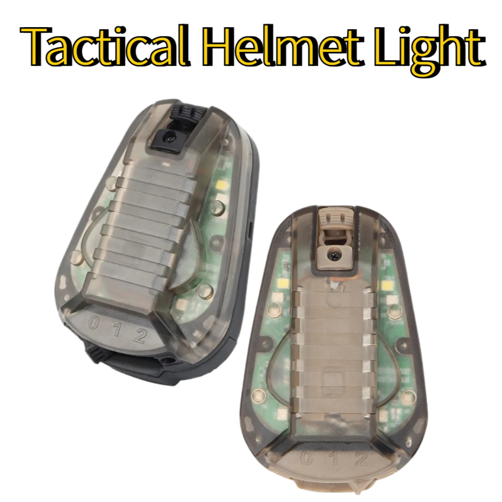 スポーツヘルメットライトストロボ屋外ハイキング狩猟サバイバル安全信号フラッシュランプ防水戦術ヘルメットテントウムシライトキット