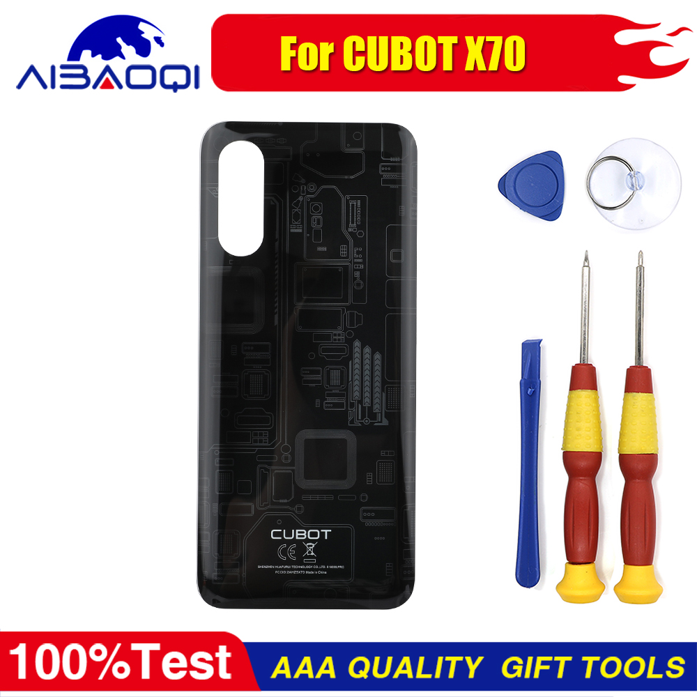XUNQIYI 100% 新しい保護バッテリーケースバックカバー Cubot X70 電話完璧な交換部品
