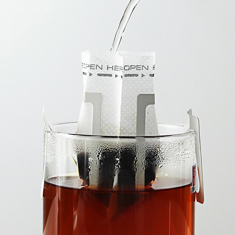 50/100 個コーヒーフィルターバッグ使い捨てドリップコーヒー紙パックポータブルぶら下げ耳エスプレッソコーヒーアクセサリー茶ツール