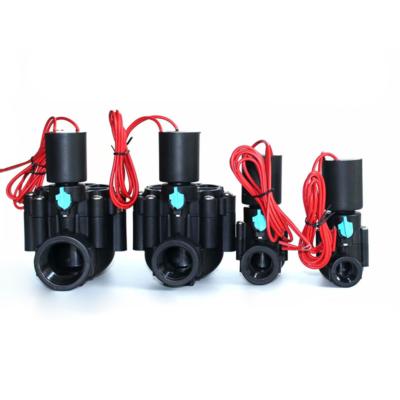 1/2インチ、3/4インチ、1インチ DCラッチング式ノーマルクローズソレノイドバルブ 水用 220V 110V 24V ナイロンバルブ 農場、庭園、景観灌漑用