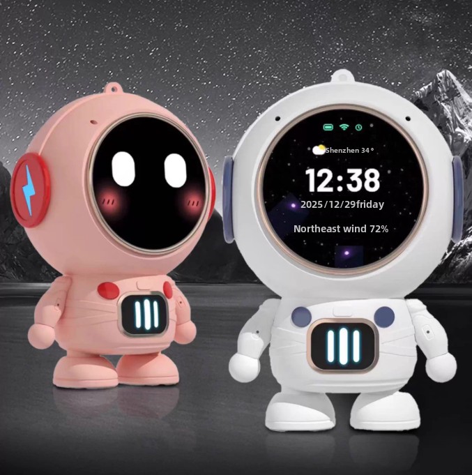 DeepSeek AI トーキングコンパニオンロボット ギフト音声インタラクティブ教育目覚まし時計 タッチスクリーン付き
