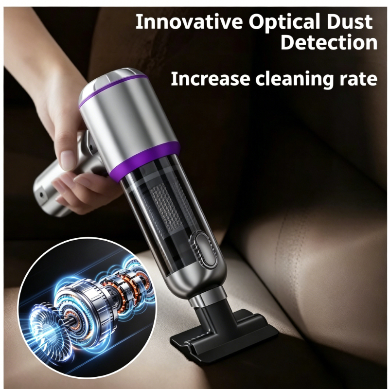 車の掃除機ハイパワーポータブルハンドヘルドワイヤレスブラシレスモーター洗浄機家電用強力エアダスター