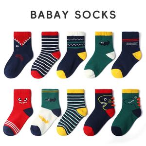 For Style 男の子用 キャラクター柄 通気性抜群 子供用ソックス 卸売 中・高学年用 3～8歳 10足セット
