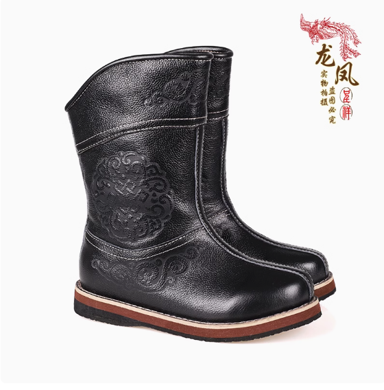 中国本革子供用モンゴルブーツと靴