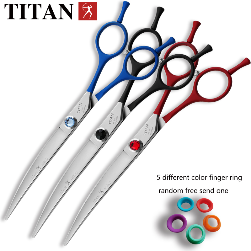 TITAN 7.0 インチプロフェッショナルグルーミングはさみペットツール犬カットマシンペットグルーミングはさみ