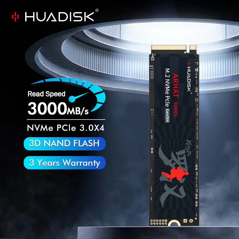 HUADISK M.2 NVME SSD PCIE3.0X4 内蔵ハードディスク 128 ギガバイト 256 ギガバイト 512 ギガバイト 1 テラバイト内部ソリッドステートドライブデスクトップ用