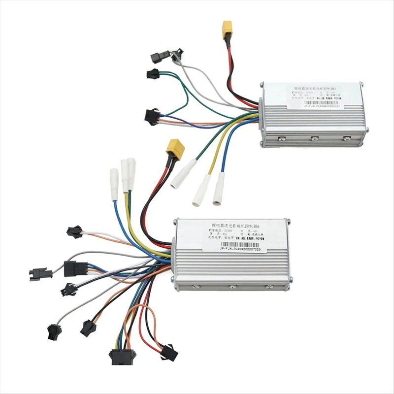 JP 60V 25A DC ブラシレスコントローラデュアルモーター電動スクーター E バイクブラシレスコントローラ