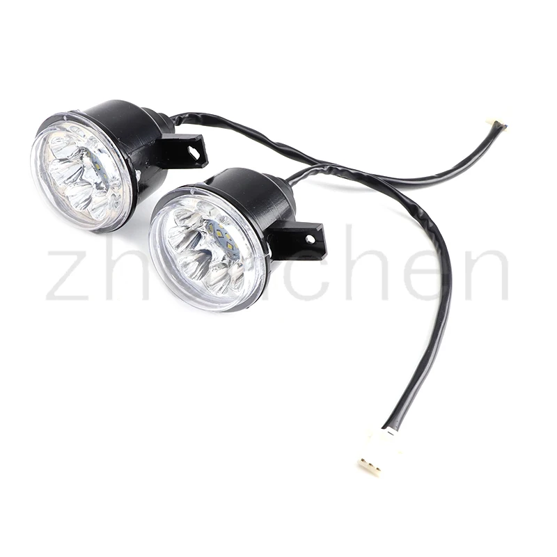 1 ペア LED 3 ワイヤーヘッドライトヘッドライトヘッドランプ ATV クワッド 110 125CC TaoTao ATA110D ATA110D1 ATA125D ATA135D ATA125 HW に適合
