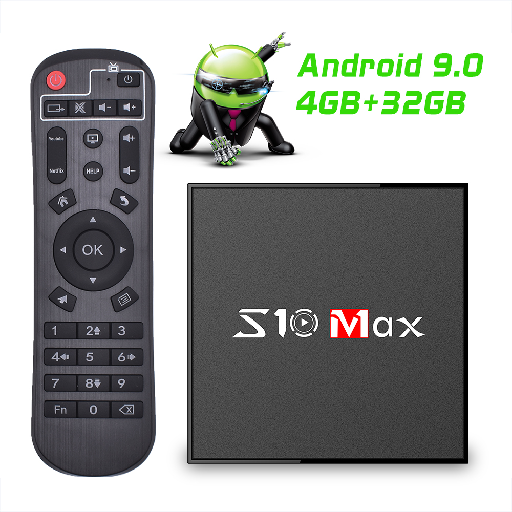 プレセール X10 Max+ Android 9.0 スマート TV ボックス Amlogic S905X3 メディアプレーヤー 4 ギガバイト 32 ギガバイト 64 ギガバイトサポート 4K WIFI H.265 セットトップボックス 2 グラム 16 グラム