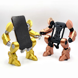 カスタマイズ可能な柔軟な牛型ロボットアーム式金属製スマホスタンド。再設計可能で、高さ調節可能なデスクトップスタンド