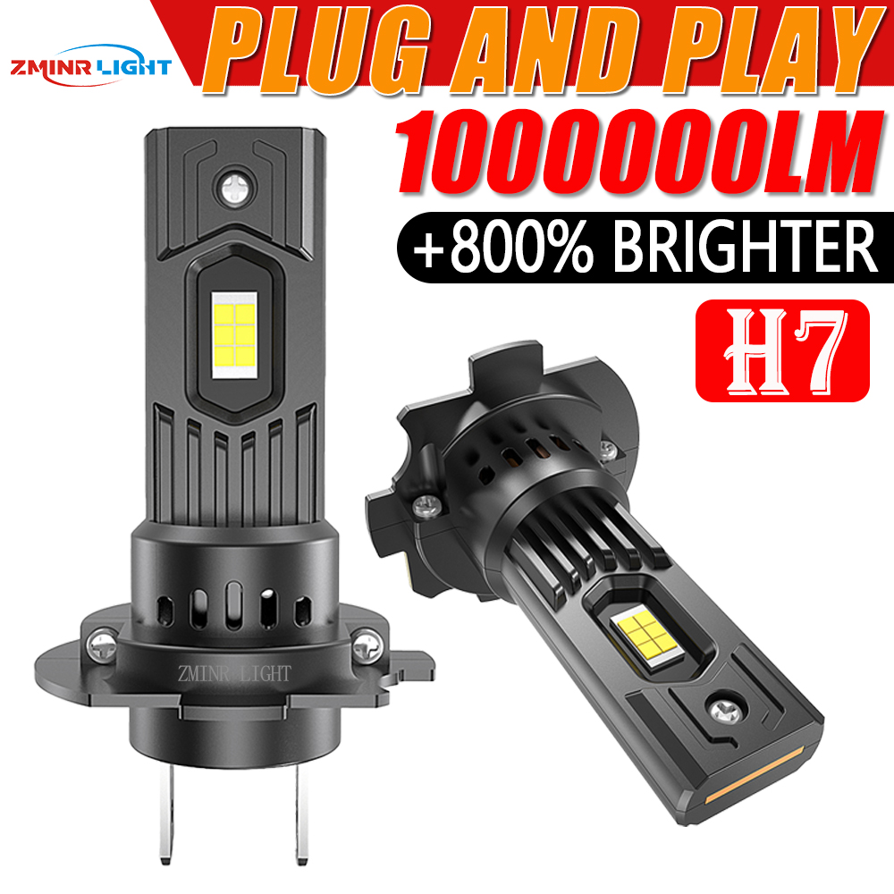 H7 LED 電球ハイパワー車のヘッドライト 800 ワット 7035 CSP CANBUS フォグランプ自動車用ミニワイヤレス 1:1 フィット LED ヘッドランププラグ