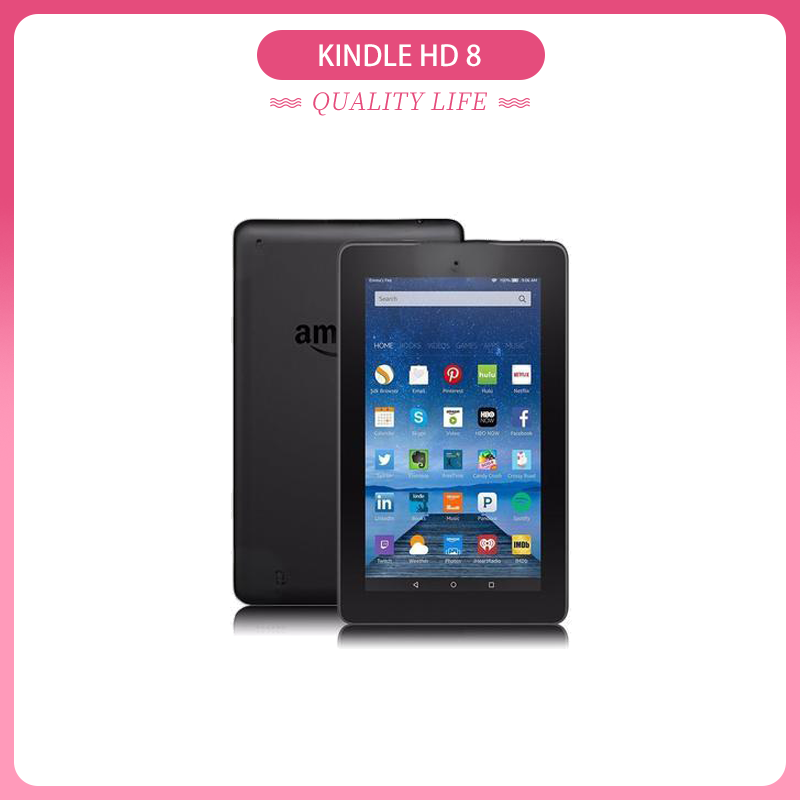 Used Kindle Fire HD8 7th Android Tablet Ebook E Book LCD 8 Inch Touch Screen Wifi Ereader