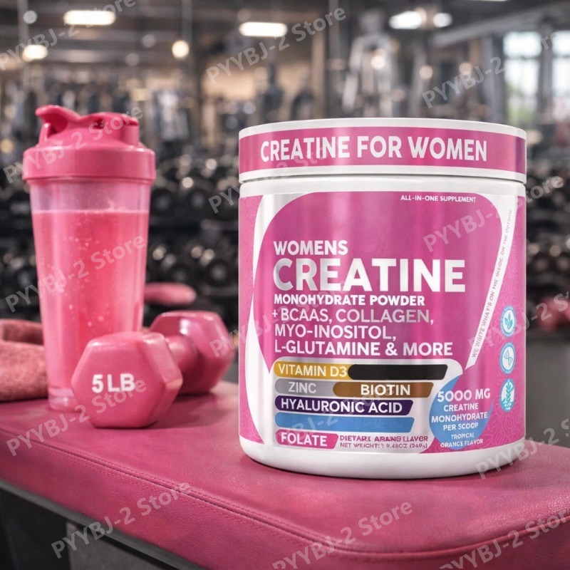 Woman クレアチン パウダー 300g クレアチン一水和物、BCAA を含む