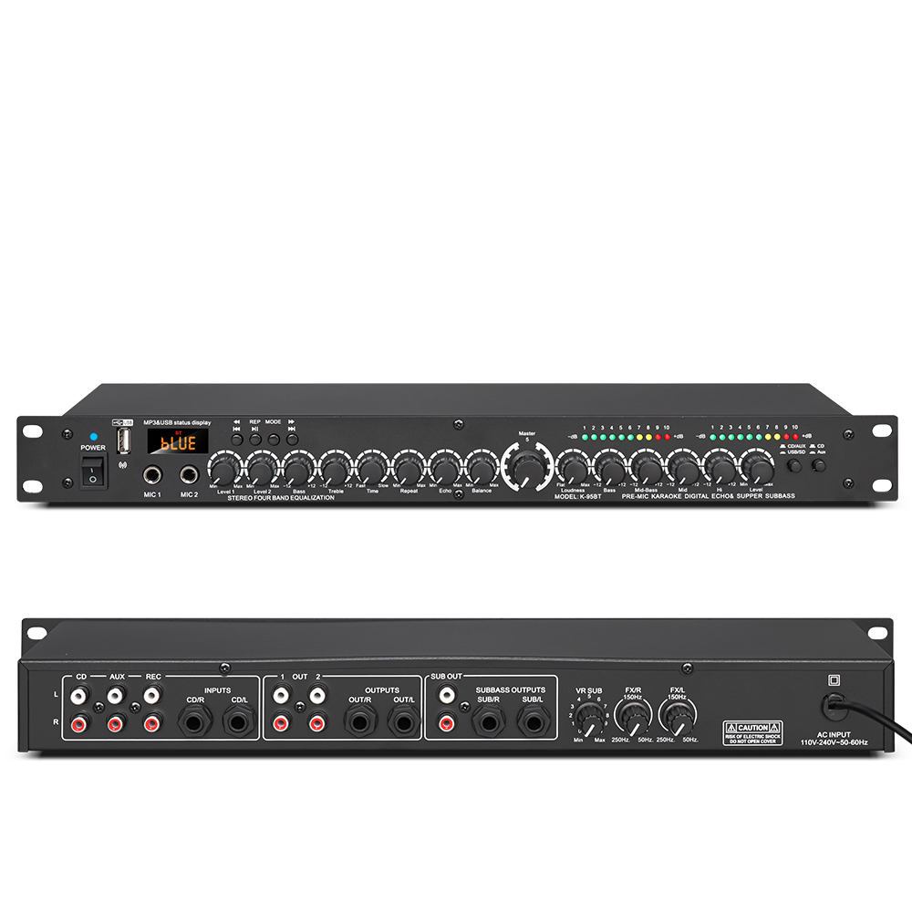 E5 プロフェッショナル デジタル リバーブ マルチエフェクト Dsp プロセッサー オーディオ プロセッサー イコライザー