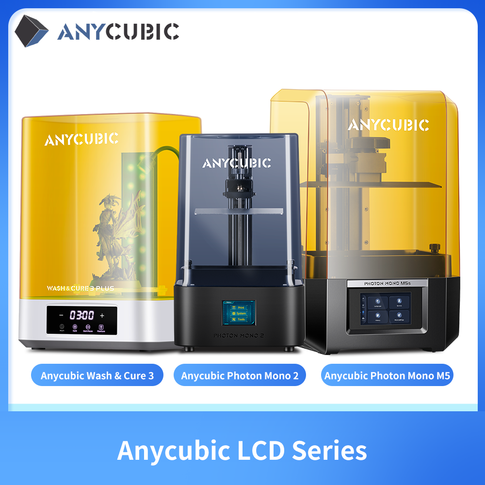 ANYCUBIC DLP SLA LCD 3D プリンタ高速 3D 樹脂プリンタ Photon Mono 4、M5s Pro、M7 Pro、M7、Photon P1