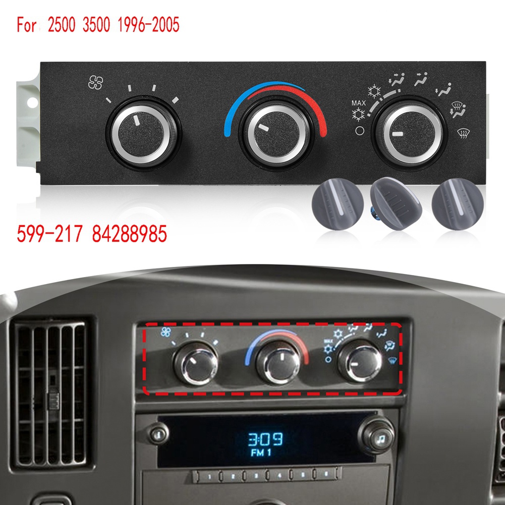 599-217 84288985 HVAC 気候制御パネルモジュール GM Astro Express 2500 3500 1996-2005 A/C コントロールスイッチ-ABQA
