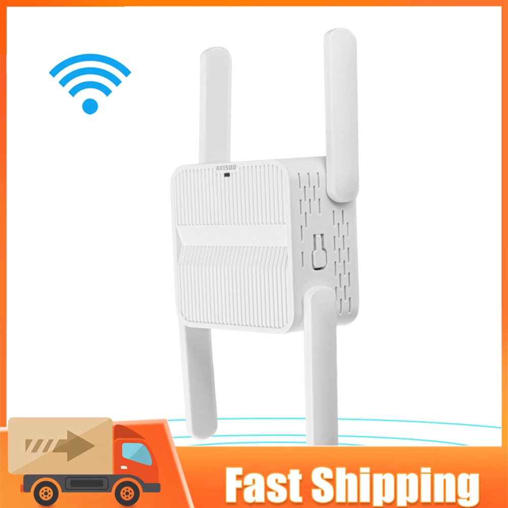 WiFi 6 リピーターエクステンダー 1500Mbps WiFi エクステンダー信号ブースター 4*2dbi アンテナ WiFi 6 レンジエクステンダー長距離ネットワーク簡単セット