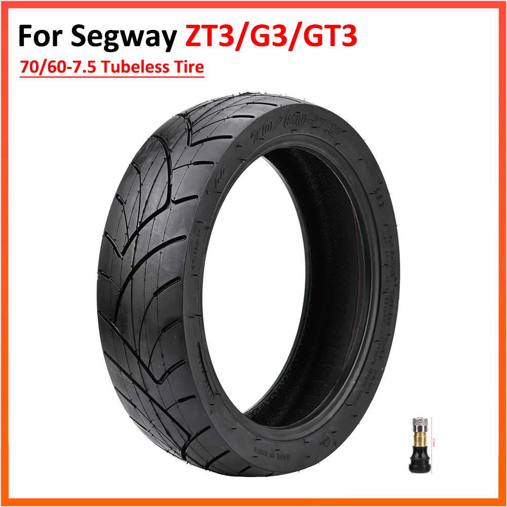 70/60-7.5 チューブレスタイヤセグウェイ ZT3 / G3 / GT3 11 インチ真空タイヤホイールとエアバルブ部品