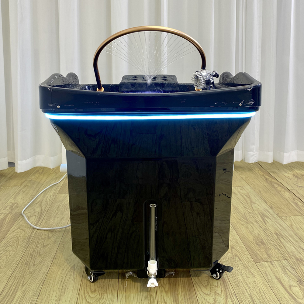 Head SPA シャンプー台 60L貯水タンク付き 温水加熱 水道管接続不要 水循環ハイドロセラピー
