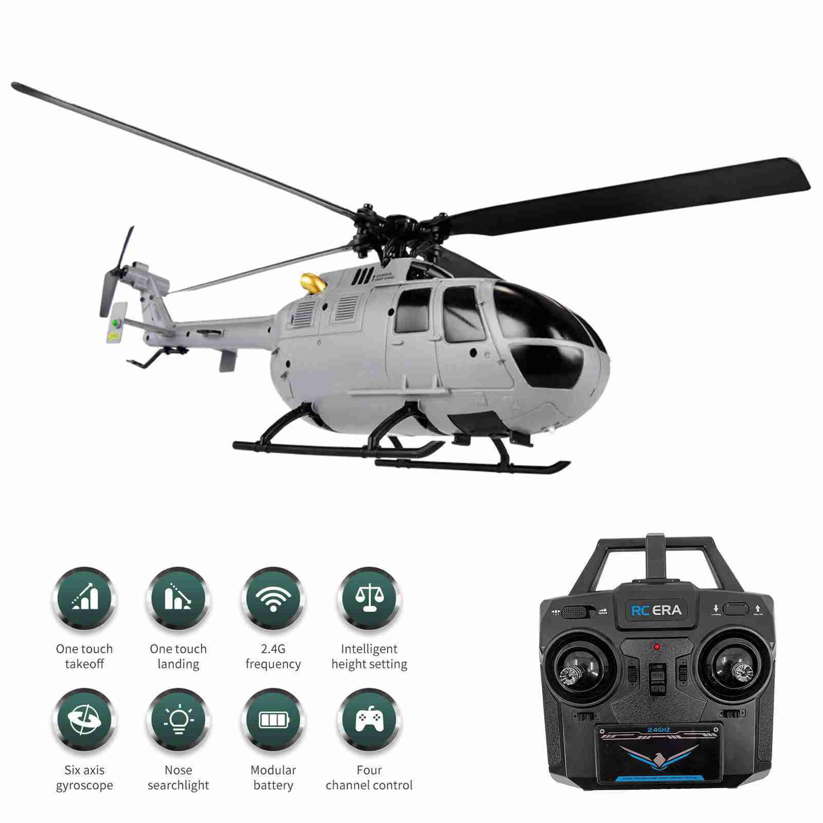 新しい RC ヘリコプター RC 飛行機シングルプロペラエルロンなし 6 軸ジャイロ安定化 RC 飛行機高度保持おもちゃ