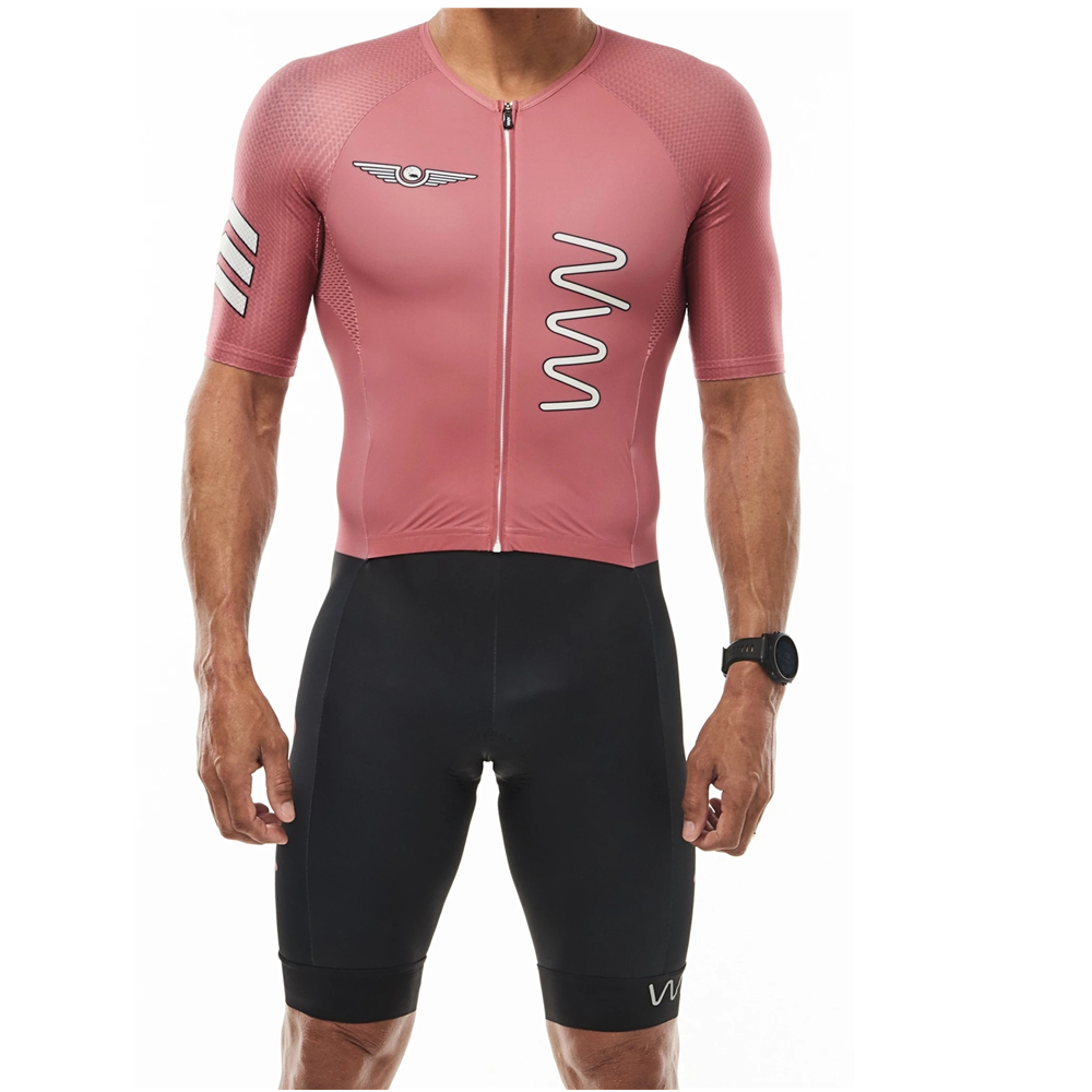 メンズ プロ トライアスロン レース スーツ 半袖 薄いパッド サイクリング スキンスーツ ラン/水泳/バイク Roupa De Ciclismo Masculino スポーツウェア