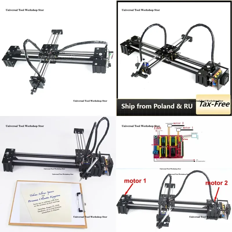 DIY Drawbot 描画ペンロボットタイプライター Corexy XY プロッター CNC V3 シールド付き高度なおもちゃ EU RU DDP