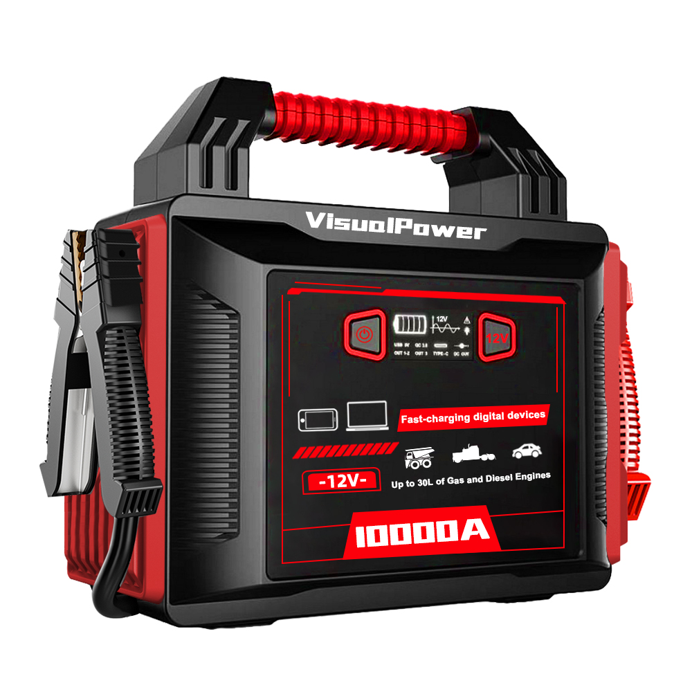 すべてのセミトラックをスタート 10000A ヘビーデューティ ジャンプスターター バッテリー スターター ブースター