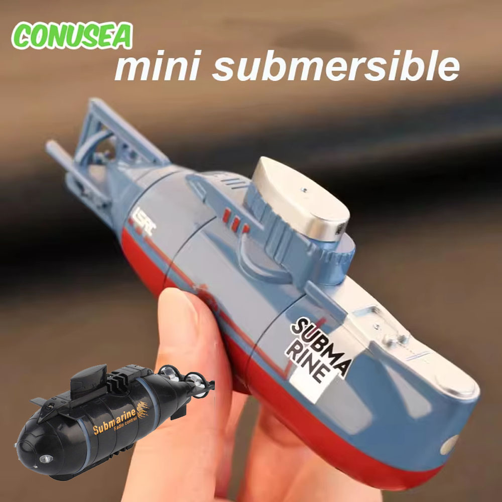 Rc 潜水艦ミニボート 0.1 メートル/秒速度リモートコントロールボート防水ダイビングおもちゃシミュレーションモデルギフト子供男の子女の子子供