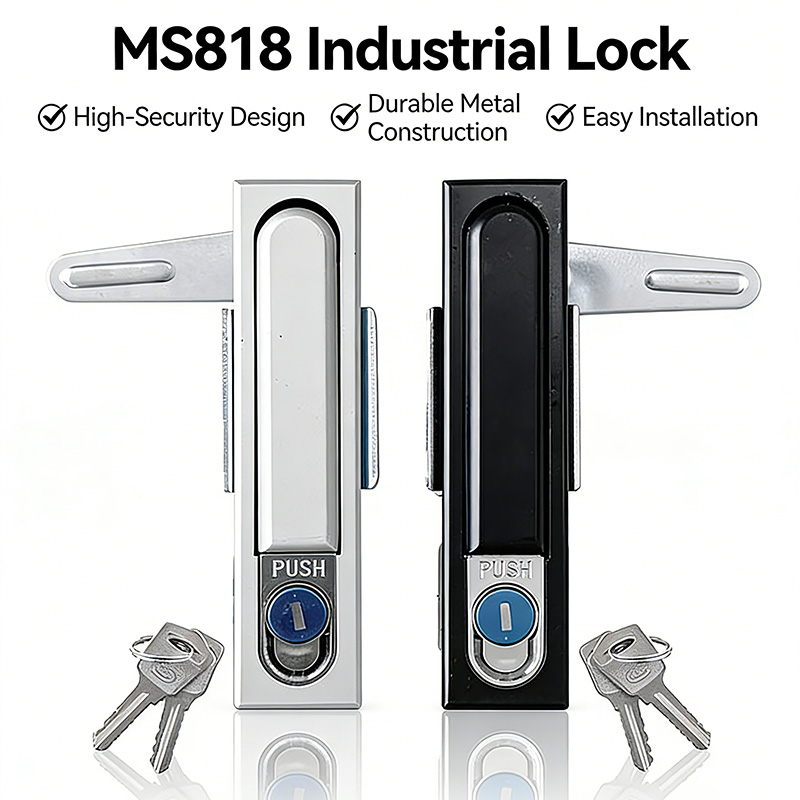 MS818/MS490 電源キャビネット、電気エンクロージャ用ユニバーサル ステンレス鋼フラッシュ ロック