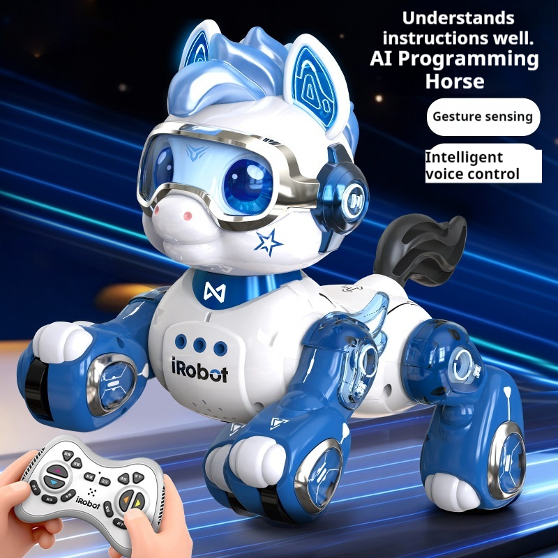 Ai スマートバイオニックロボット馬プログラマブルリモコン音声起動ジェスチャーセンシング電動ロボットペット同伴おもちゃ